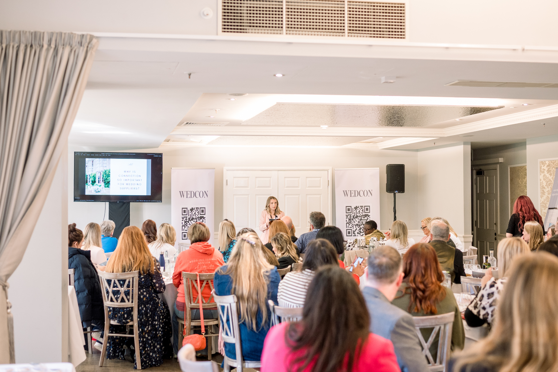 Wedcon venue with full audience